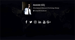 Desktop Screenshot of abdullahguc.com